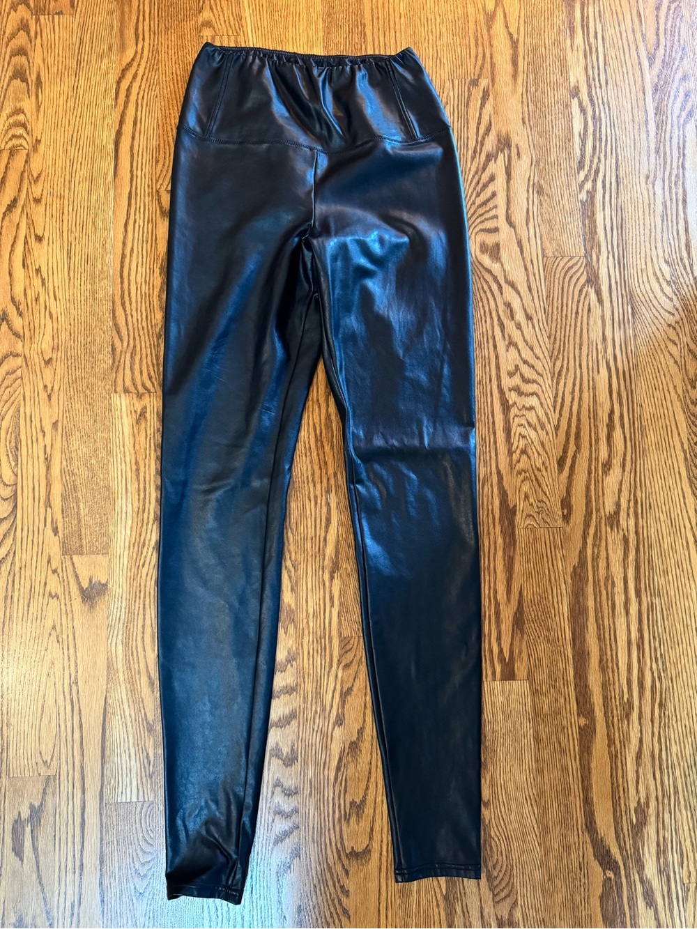 Wilfred Black Faux Leather Jeggings - High Waist